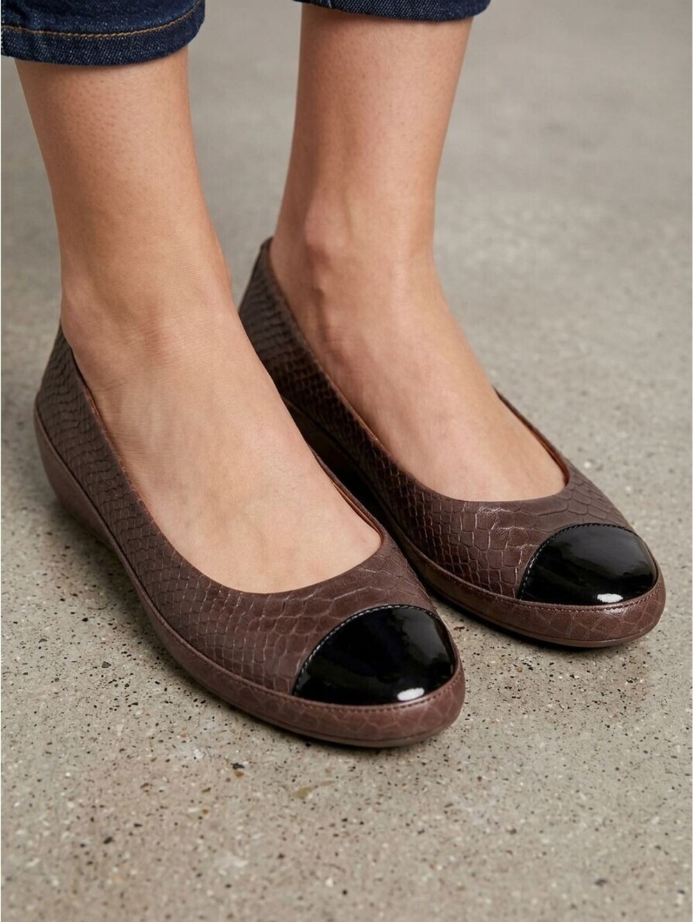 FitFlop Allegro and Danser Cap-Toe Ballet Flats
